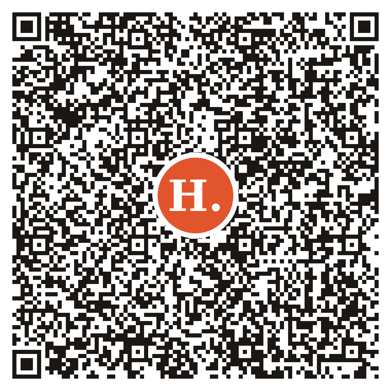 QR code to add Handled to your contacts